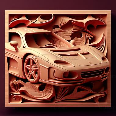 3D model Ferrari F50 (STL)